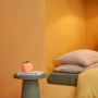 Bedroom, golden bedroom, bedroom featuring Resene Daylight and Resene Liquid Gold