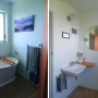 Bathroom, bathroom featuring pale green