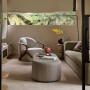 Living area featuring Resene Double Rice Cake