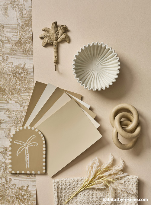 Warm neutrals moodboard