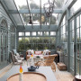 Orangerie, outdoor entertaining area featuring Resene Smoky Green