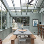 Orangerie, entertaining area, entertaining area featuring Resene Smoky Green