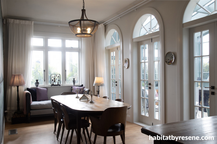 Living room, white living room, neutral living room featuring Resene Quarter Linen