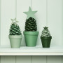 Pinecone mini Christmas trees
