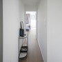 Hallway, white hallway, neutral hallway