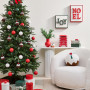 Christmas, Christmas living area, Christmas living area featuring Resene Double Rice Cake