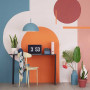 colourful office, orange office