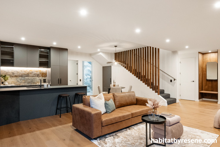 Kitchen, neutral and timber kitchen