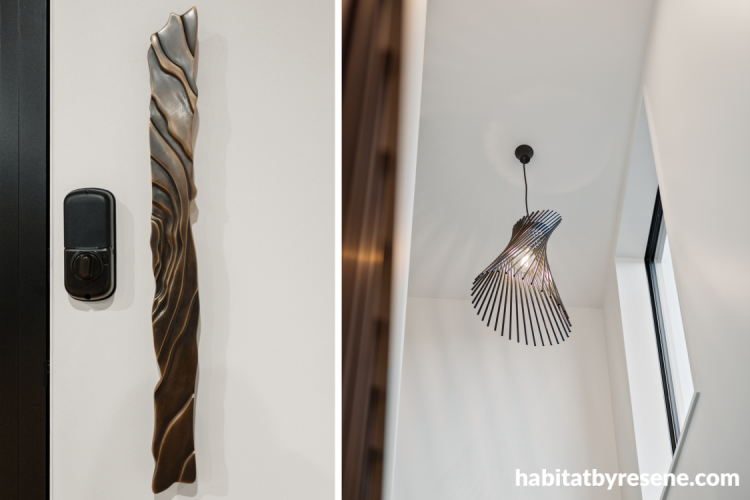 Decor and light features with Resene Rice Cake