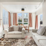 Apartment lounge, neutral lounge, lounge featuring Resene Pearl Lusta