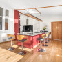Kitchen, kitchen featuring Resene Red Hot