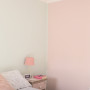 Girl's bedroom, pink bedroom, girl's bedroom featuring Resene Blanched Pink
