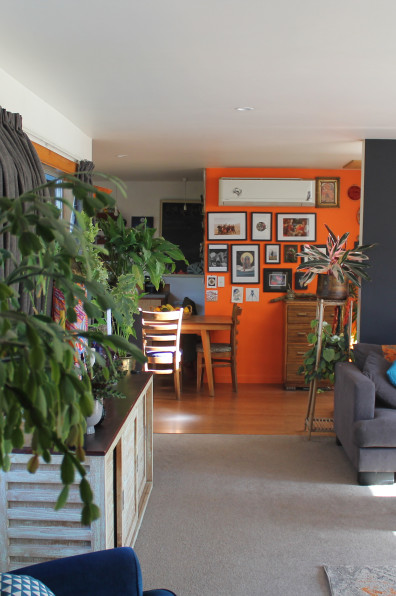 A maximalist mid-century home brought to life with colour and hard work