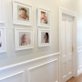 White hallway painted in Resene Merino