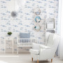 Nursery featuring Resene Little Love Wallpaper Collection