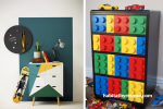 DIY projects for kids spaces featuring multiple Resene colours
