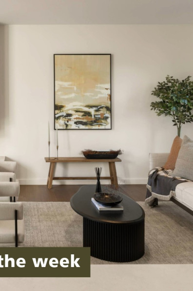 Clever design and soft tones for a compact home