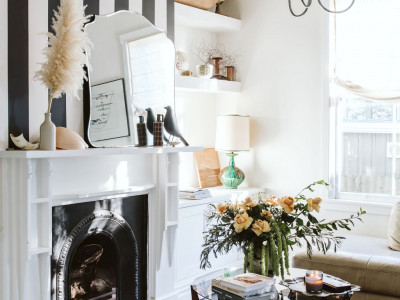 A run down 1900s villa finds soul and sophistication with a monochrome makeover