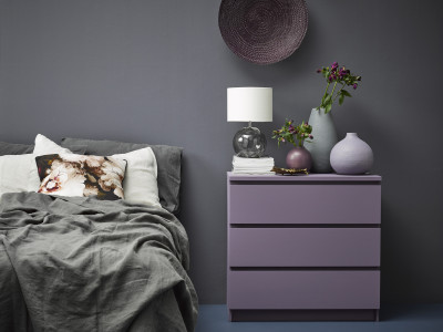 How to create a chic and elegant space using purple