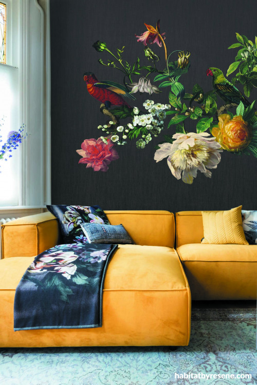 Art deco style living room