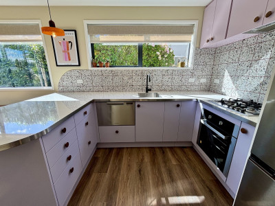 A playful palette: 70s meets modern in this home makeover A playful palette: 70s meets modern in this home makeover