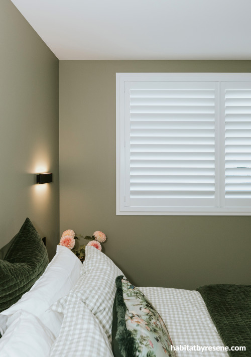 Bedroom, bedroom featuring Resene Double Lemon Grass