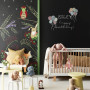 Child's room featuring Resene Chalkboard paint