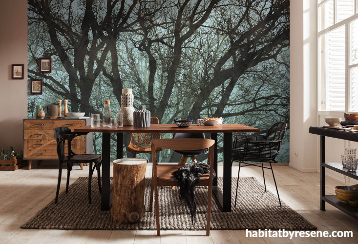 Natural tones and plenty of sunlight create enchanting space