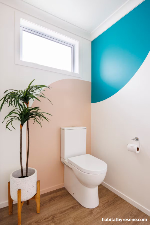 Bathroom, bathroom painted in Resene Just Right