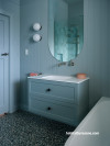 Bathroom painted in Resene Double Duck Egg Blue