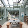 Sunroom painted in Resene Smoky Green