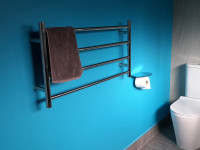 Heather’s triple blue bathroom makeover and colourful home  Heather’s triple blue bathroom makeover and colourful home