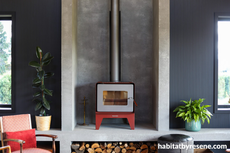 Living space featuring Resene Element