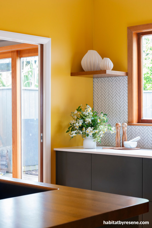 Yellow kitchen