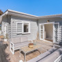 House exterior featuring weatherboards in Resene Silver Chalice