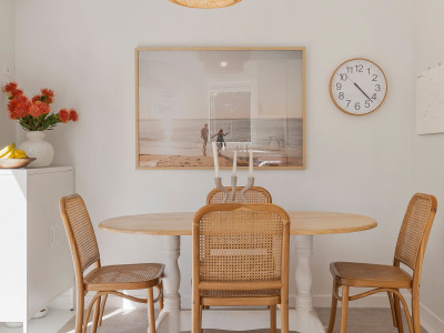 A 100-year-old bungalow refreshed in soft neutrals