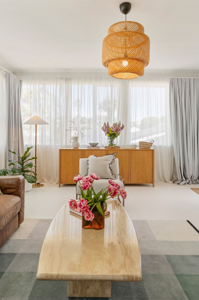 A 100-year-old bungalow refreshed in soft neutrals