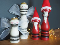 Tis the seasoning: DIY Christmas themed salt and pepper grinders