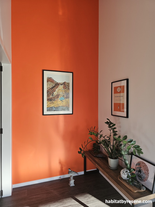 A wall in the dazzling Resene Trinidad