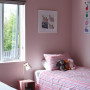 A child's pink bedroom