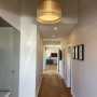 Entrance and hallway painted in Resene Quarter Truffle