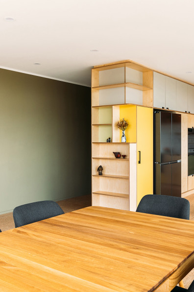 A colourful mid-century-inspired Wellington apartment