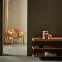 Living space and bedroom featuring deep green Resene Rewilding