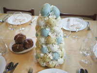 An ‘egg-cellent’ centrepiece: DIY easter egg croquembouche An ‘egg-cellent’ centrepiece: DIY easter egg croquembouche