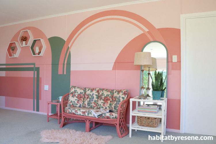 Rumpus room, pink and peach rumpus room