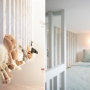 Children's bedroom, neutral children's bedroom, kids bedroom featuring Resene Quarter Robin Egg Blue