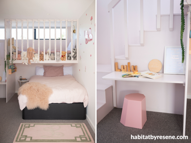 Girl's bedroom, neutral children's bedroom