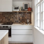 Kitchen, neutral kitchen, white kitchen, kitchen featuring Resene Half Wan White