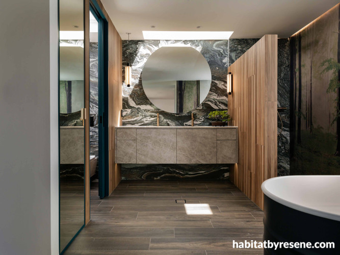 Bathroom featuring Resene White and Fast Forward
