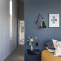 Master bedroom, bedroom featuring Resene Coast